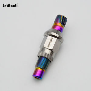 Écrous de roue automobile en alliage de titane Gr5 de haute résistance 10.9 Grade M14X1.5mm avec revêtement PVD, accessoires d'usine Jntitanti - Product Image 3