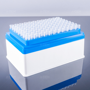 Embouts de pipette transparents 200uL de haute qualité avec stockage <span class=keywords><strong>SBS</strong></span> dans Rack Match pour Tecan - Product Image 5
