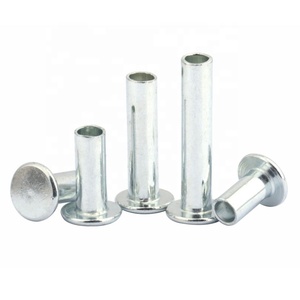 M3 M4 <span class=keywords><strong>M5</strong></span> M6 thép mạ kẽm DIN 7338 B Đầu phẳng nửa rỗng semitubular đinh tán - Product Image 6