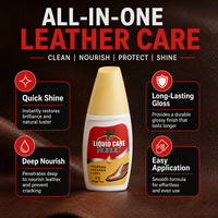 Hei Niu - Betún Antienvejecimiento para Zapatos, 75 ml, Líquido Nutritivo para Cuero Negro, para Retrasar el Endurecimiento y el Agrietamiento del Cuero