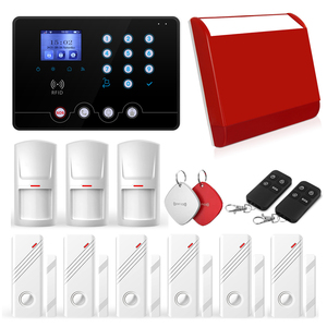 Inteligente <span class=keywords><strong>GSM</strong></span> hogar sistema de alarma Hub 4G Tuyasmart <span class=keywords><strong>Gateway</strong></span> pantalla color TFT de alarma con Alexa y google voicecontrol - Product Image 3