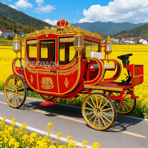 Carruaje Real Clásico de Lujo de Cuatro Ruedas, Carruaje Real Eléctrico de Alta Calidad, Carruaje Real Eléctrico en Venta - Product Image 5