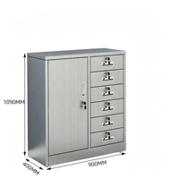 Archivador de Oficina de Acero Reforzado, Modelo H1090W900D400, Personalizable