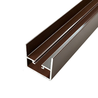 Rail et tringle à rideaux en aluminium anodisé profilé en U, sur mesure, électrique, vertical, au meilleur prix