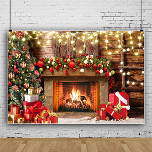 Natal Fotografia Contexto Xmas Home Decorações Fundo para Photo Booth Photo Shoot - Product Image 4