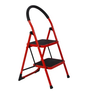 Échelle pliante en acier pour <span class=keywords><strong>la</strong></span> maison, design industriel moderne, 5-6 marches, capacité de charge de 150 kg - Product Image 1