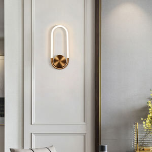 الجملة جديد إطلاق الحديثة النحاس اللاسلكية جدار الشمعدان تركيب المصابيح وحدة إضاءة LED جداريّة مصباح - Product Image 3