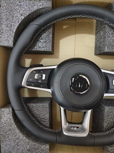 <span class=keywords><strong>Volant</strong></span> en <span class=keywords><strong>cuir</strong></span> amélioré pour Volkswagen Golf 6/7 R Golf MK6 Mk7 GTI GTD Passat, prêt à l'emploi - Product Image 2