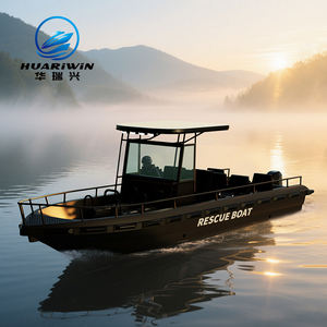 HDPE barca di salvataggio 7.2M 10 capacità leggero CE approvato 100% HUARIWIN riciclabile per lavori di salvataggio di emergenza - Product Image 1