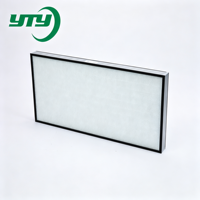 Filter Udara HEPA Mini Pleat H13 H14, Filter Efisiensi Tinggi untuk Ruang Bersih, Filter HEPA Mini Pleat Ptfe H14 1170x570x69