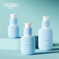 Flacon pompe vide en plastique PET mini pour cosmétiques personnalisés, 30 ml, 50 ml, 80 ml, pour lotion corporelle, crème pour le visage, sérum, emballage pour soins de la peau