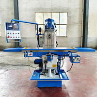 Fraiseuse universelle à tête rotative en métal robuste X6236/X6436, horizontal/vertical, vitesse du brocheur 60-1750 tr/min, déplacement de table