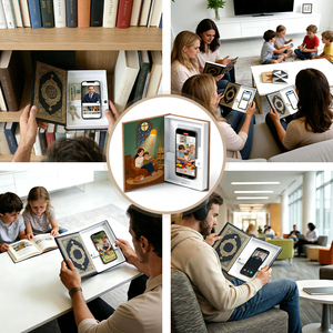 Soporte decorativo oculto para teléfono, libro falso para guardar el teléfono, para seguridad en el hogar, prevención de la <span class=keywords><strong>adicción</strong></span> al teléfono en niños. - Product Image 2