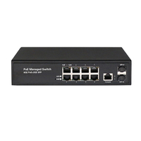 24X10/100/1000Mbps LAN PoE + Port Plus 4X10Gbps Fibre SFP + L2 L3 Géré 10G Ethernet Commutateur PoE