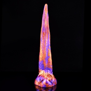 NNSX Dragon Tongue Tease Flirt Foreplay Clitoris Vagina Stimulate With Sucker Anal Sex Toys Silicone Long Dildos for Women - Product Image 6