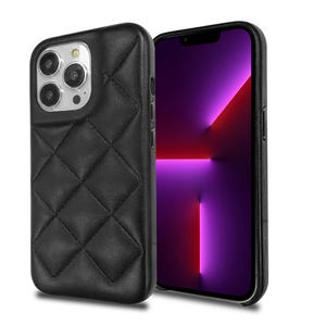 DL 2024 nouveaux matériaux résistant aux rayures Chanelstyle diamant couture peau processus <span class=keywords><strong>coque</strong></span> de téléphone pour <span class=keywords><strong>iPhone</strong></span> 15 14 13 <span class=keywords><strong>12</strong></span> 11promax - Product Image 6