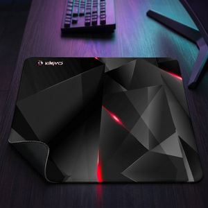 Alfombrilla de ratón TechSide Kimpad ProEdge Series Gaming M Geometry Rosso 35x30x4mm Gomma Naturale Impermeabile Bordi Modelo KMP353G_P - Product Image 3