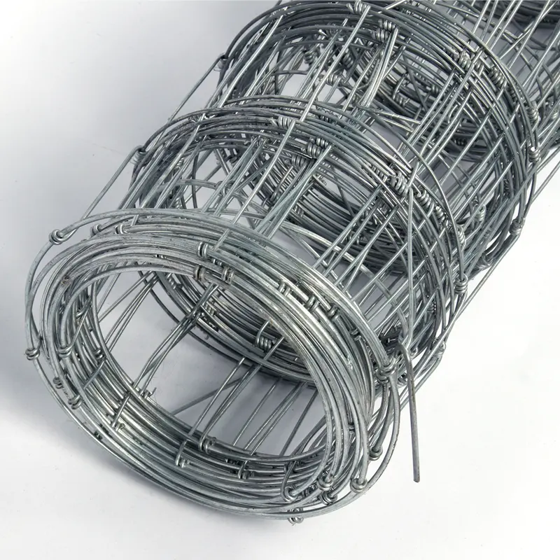 2mm Galvanized cattle fence/ Sheep fencing/ Horse woven hinge joint wire mesh fence