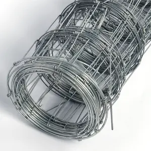 2mm Galvanized Cattle Fence/ Sheep Fencing/ Horse Woven Hinge Joint Wire Mesh Fence