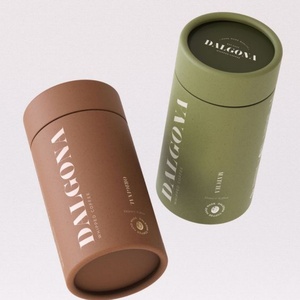 Emballage en tube de papier biodégradable personnalisé avec logo, huile essentielle 100 ml, tube de papier cylindrique, boîtes rondes en papier - Product Image 4