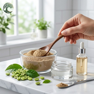 Extracto de Grano de Café Verde de Grado Cosmético en Polvo 10%, 25%, 40%, 50%, 60% de Ácido Clorogénico para la Pérdida de Peso - Product Image 4