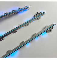 Lumière ambiante arc-en-ciel haut de gamme AUTOWELLUS pour Audi A6 C8 2019+ (entreaxe court) – Lampe d'ambiance intérieure 12V pour cache-haut-parleur et siège