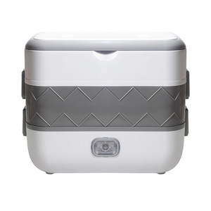 Hộp cơm điện di động bằng thép không gỉ và nhựa, có chức năng làm nóng thức ăn, dùng cho văn phòng và gia đình, kèm gioăng silicon. - Product Image 6