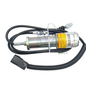 โซลินอยด์วาล์วหยุดการทำงาน CYJ 11N6-66090 24V สำหรับรถขุดรุ่น R210-9 R220-9S R225-9S อะไหล่รถขุด 11N6-6609 11N66609 - Product Image 1
