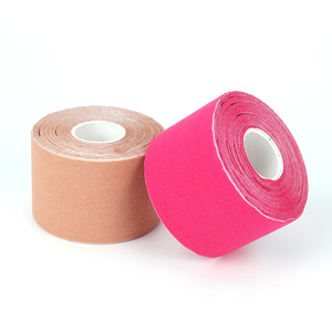 Cinta de kinesiología precortada elástica deportiva impermeable multicolor de 10cm personalizada al por mayor - Product Image 4