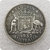 Pièces de monnaie commémoratives de style antique australien de 1937, cadeaux, décoration de la maison