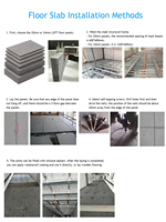 Planche de sol en fibrociment résistante aux intempéries, panneau de sol imperméable pour terrasse, maison, bâtiment, projet de construction