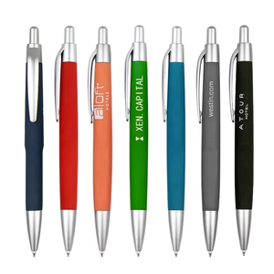 <span class=keywords><strong>Penna</strong></span> a Sfera in Plastica Personalizzata con Logo, Punta Media 1.0mm, Inchiostro Nero, Articolo Promozionale <span class=keywords><strong>per</strong></span> Ufficio e Scuola, Vendita all'Ingrosso - Product Image 1