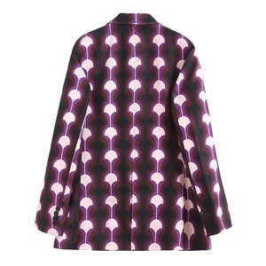 Conjunto de Dos Piezas para Mujer, <span class=keywords><strong>Blazer</strong></span> Formal Holgado de Manga Larga para Oficina, Pantalones de Cintura Alta, Venta al Por Mayor - Product Image 2