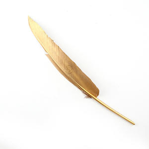 Goose Pointers Plumas de ganso de 10-13 pulgadas para vestido de novia - Product Image 3