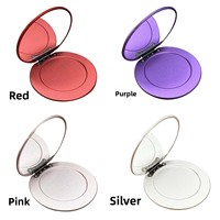 Support magnétique pour téléphone portable avec miroir, miroir de maquillage portable, support de téléphone pour bureau, en alliage d'aluminium, cadeau pour femme