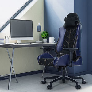 2022 USA kho silla Gamer ghế <span class=keywords><strong>vertagear</strong></span> sl5000se Nửa Đêm màu xanh chơi game stuhl Led RGB chơi game ghế với chỗ để chân - Product Image 4