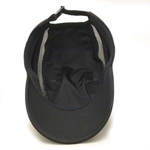 Cappellino Sportivo da <span class=keywords><strong>Uomo</strong></span> a 5 Pannelli in Rete, Personalizzabile <span class=keywords><strong>con</strong></span> Logo, <span class=keywords><strong>Nero</strong></span>, Asciugatura Rapida, Traspirante, 100% Poliestere, per Corsa e Attività Sportive - Product Image 6