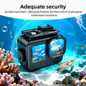 Étui en aluminium SHOOT pour <span class=keywords><strong>Gopro</strong></span> <span class=keywords><strong>Hero</strong></span> <span class=keywords><strong>9</strong></span>/10/11/12/13, étanche jusqu'à 60 m, étui <span class=keywords><strong>de</strong></span> <span class=keywords><strong>protection</strong></span> pour <span class=keywords><strong>Gopro</strong></span> <span class=keywords><strong>Hero</strong></span> <span class=keywords><strong>9</strong></span>/10/11/12/13 - Product Image 2