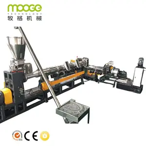 High output HDPE PP PS ABS Flakes Plastic Recycling Granulating Machine