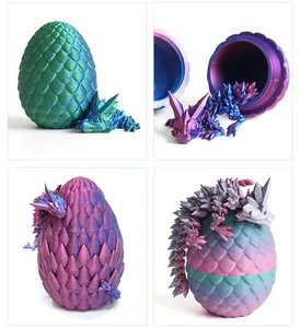 12 В 3D, дракон в яйце, полностью сочлененный дракон, Хрустальный дракон, дракон, яйцо дракона, Декор для дома и офиса, настольные игрушки