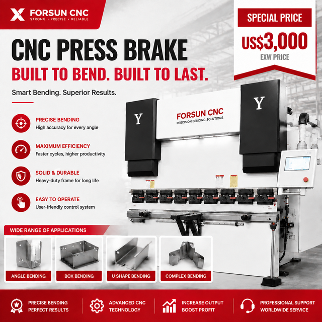 17% Discount  New Style CNC Press Brake and Bending Machine for Sheet Metal Processing