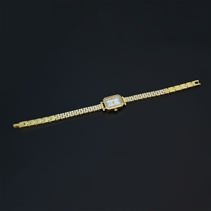 Reloj de Pulsera de Lujo para Mujer con Diamantes y Oro, Logotipo Personalizado, Elegante Reloj de Joyería - Product Image 3