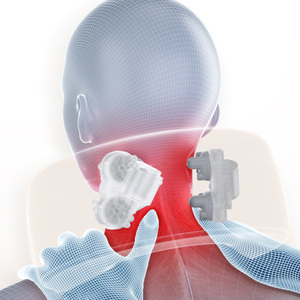 Masajeador eléctrico recargable para relajación corporal, masajeador de cuello en forma de <span class=keywords><strong>U</strong></span>, almohada de masaje vibratoria calentada shiatsu - Product Image 3