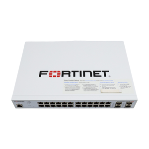 Fortinet FS-224E-<b>POE</b> 24-Port Gigabit <b>PoE</b> Industrial Network <b>Switch</b> with SNMP and QoS - Product Image 1