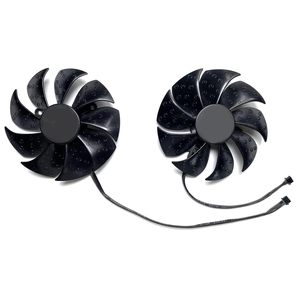 Ventiladores de GPU de 86 mm, DC12V, 0.55A, 4 pines, PLD09220S12HH, para tarjetas gráficas <span class=keywords><strong>EVGA</strong></span> GeForce RTX3050 <span class=keywords><strong>3060</strong></span> 3060ti XC, color negro, repuesto (Ventilador-B), en stock. - Product Image 2