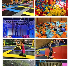 Parc de trampolines pour enfants avec design personnalisé gratuit, équipement de parc de trampolines commercial, aire de jeux intérieure, centre de jeux pour enfants, parc de trampolines pour enfants - Product Image 5