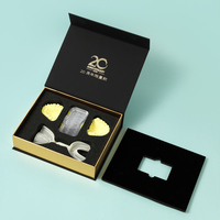 Ensemble d'outils d'implantation dentaire de luxe, boîte en carton rigide avec doublure en éponge, fermeture magnétique recyclable pour le stockage de modèles dentaires en laboratoire