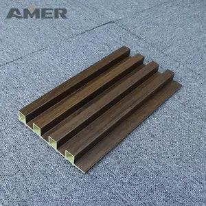 Amer OEM高品质建材背景亮片pvc墙板生产线立面