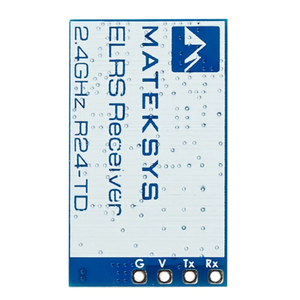 เครื่องรับสัญญาณ R24-TD matek mateksys expresslrs 2.4GHz พร้อม20dBm telemetry 4-13V DC สำหรับโดรน RC - Product Image 3