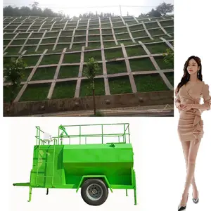 8m3 soil seeding spraying slope protection hydroseeder machine price Slope Greening Machine